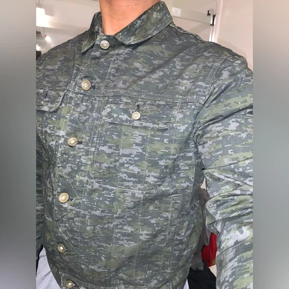 Rag & Bone Green Camouflage Jacket - Picture 5 of 7